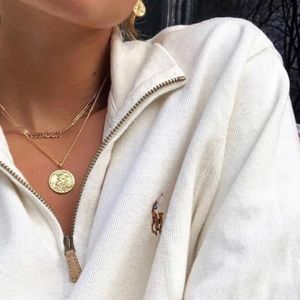 Ralph Lauren Quarter Zip Polo Sweater